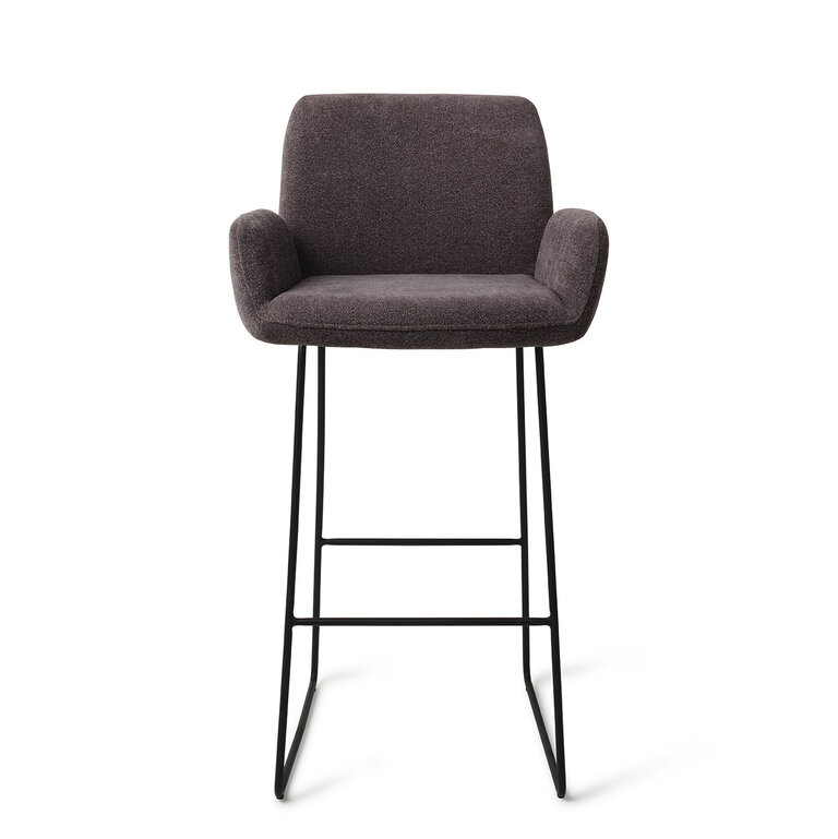 Jesper Home Misaki Almost Black Bar Chair - Slide Black (H)