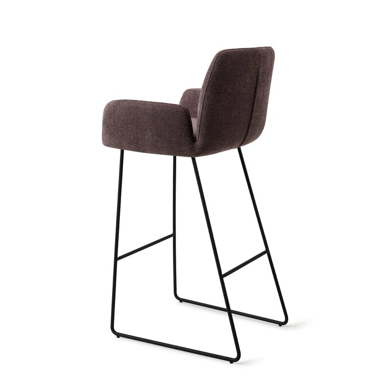 Jesper Home Misaki Almost Black Bar Chair - Slide Black (H)