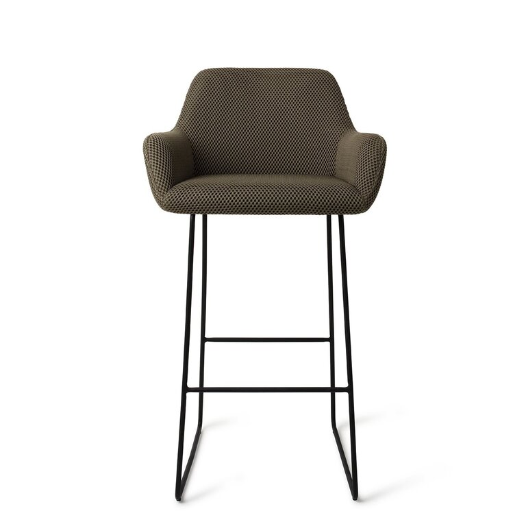 Jesper Home Hiroo Jungle Jewel Bar Chair - Slide Black (H)