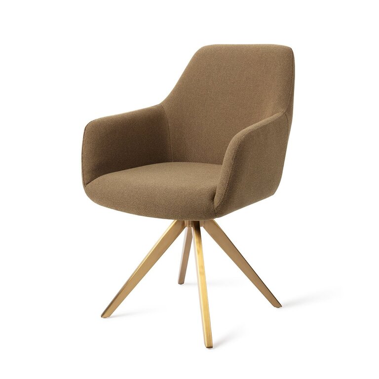 Jesper Home Hiroo Willow Dining Chair - Turn Gold