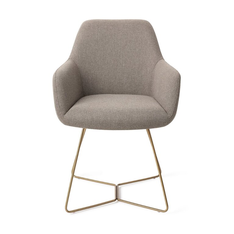 Jesper Home Hiroo Foggy Fusion Dining Chair - Beehive Gold