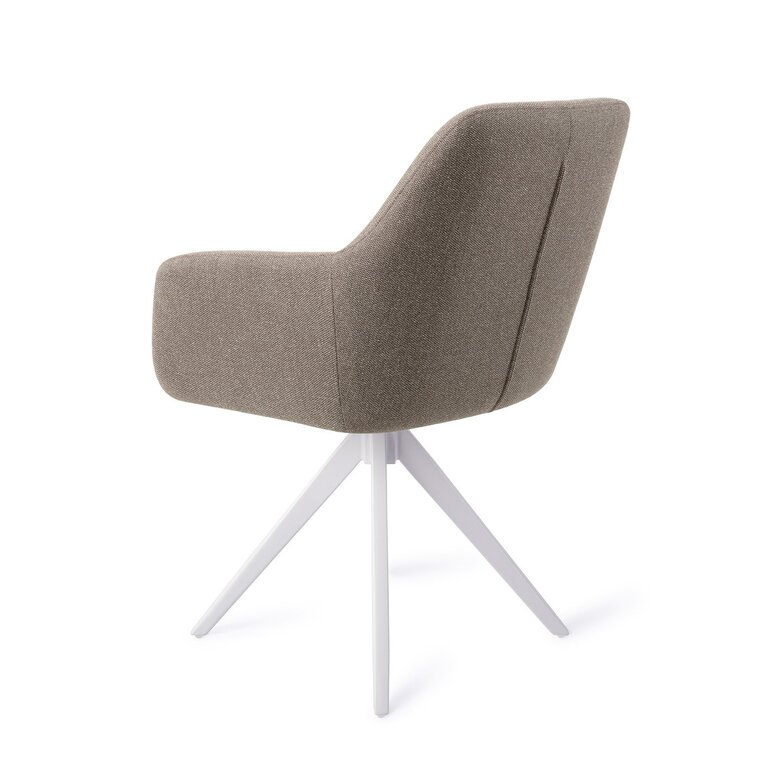 Jesper Home Hiroo Foggy Fusion Dining Chair - Turn White