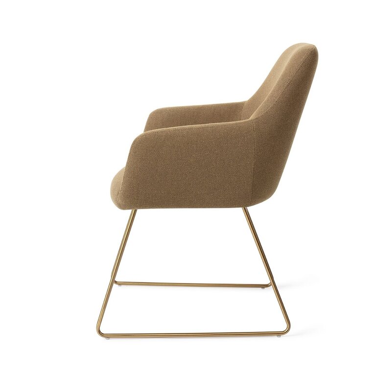 Jesper Home Hiroo Willow Dining Chair - Slide Gold