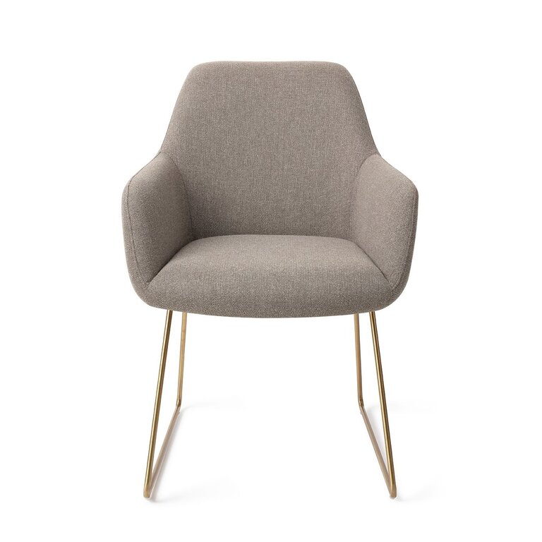Jesper Home Hiroo Foggy Fusion Dining Chair - Slide Gold