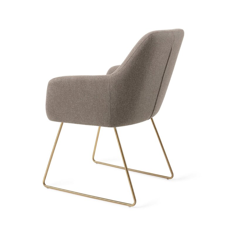 Jesper Home Hiroo Foggy Fusion Dining Chair - Slide Gold