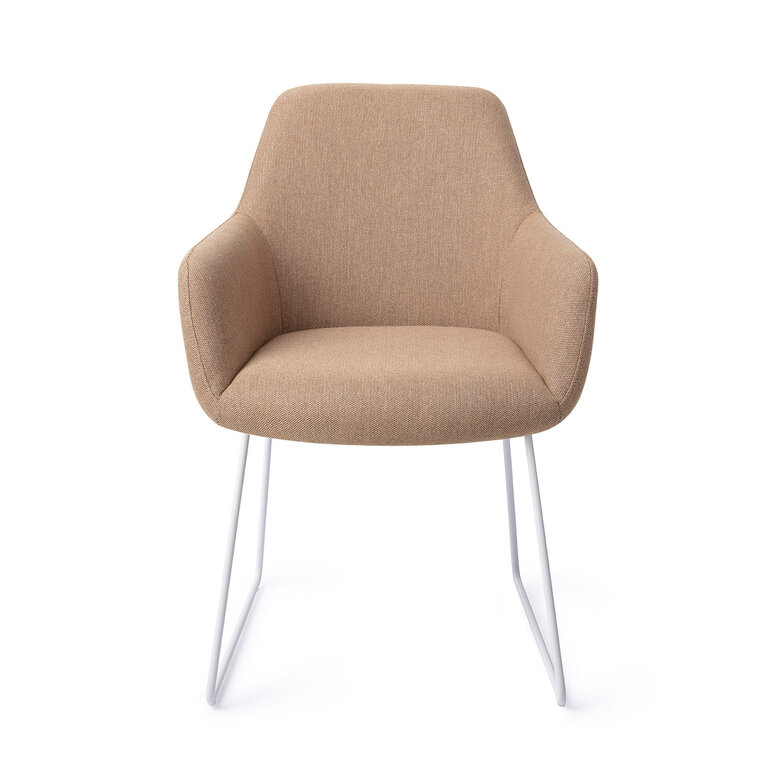 Jesper Home Hiroo Whisper Wheat Dining Chair - Slide White