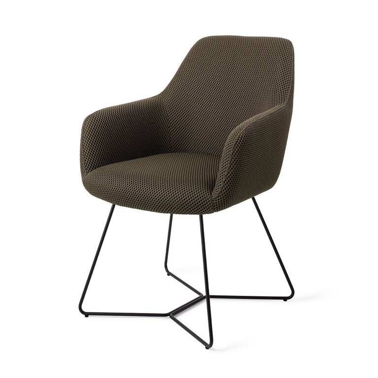 Jesper Home Hiroo Jungle Jewel Dining Chair - Beehive Black