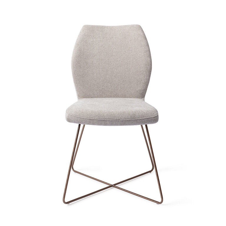 Jesper Home Ikata Pretty Plaster Dining Chair - Cross Rose