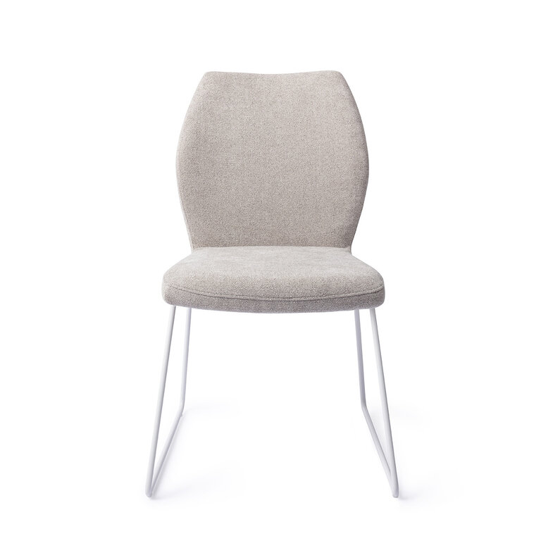 Jesper Home Ikata Pretty Plaster Dining Chair - Slide White