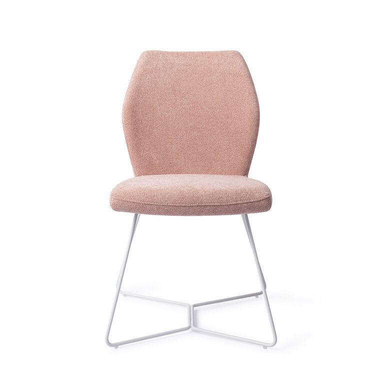 Jesper Home Ikata Anemone Dining Chair - Beehive White