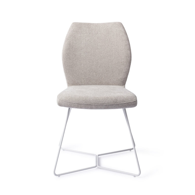 Jesper Home Ikata Pretty Plaster Dining Chair - Beehive White
