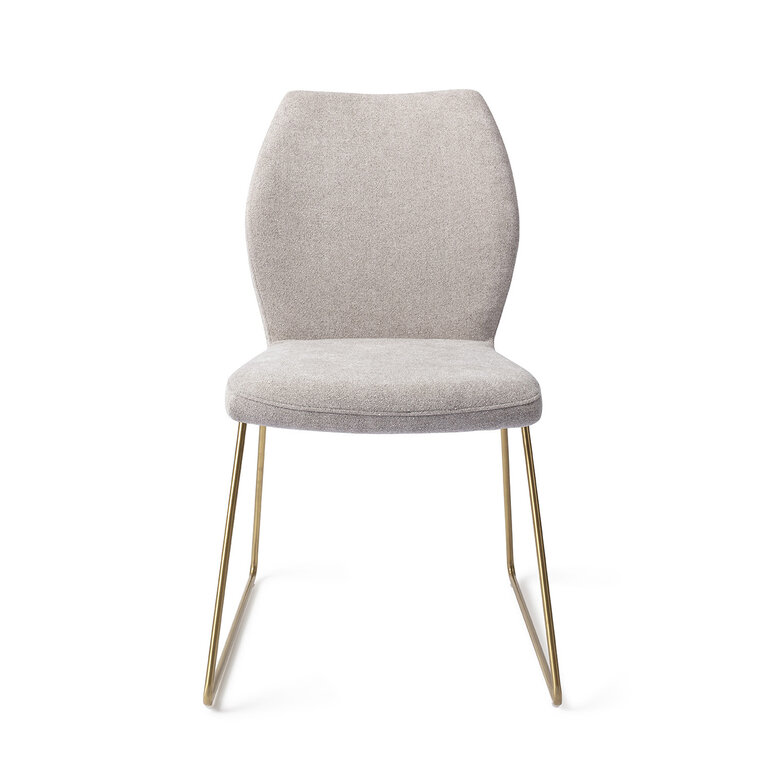 Jesper Home Ikata Pretty Plaster Dining Chair - Slide Gold