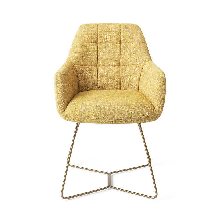 Jesper Home Noto Bumble Bee Dining Chair - Beehive Gold