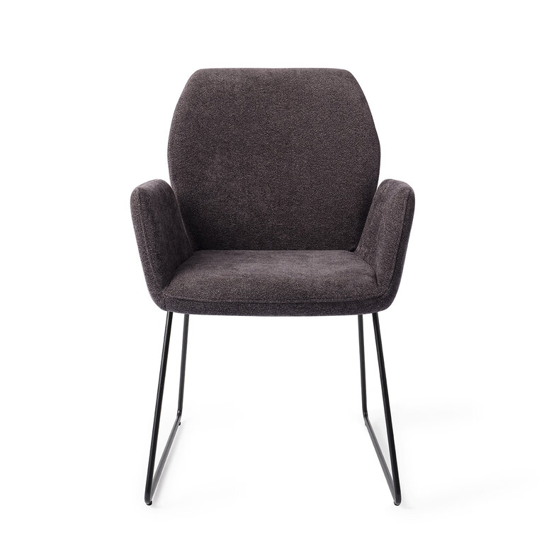 Jesper Home Misaki Almost Black Dining Chair - Slide Black