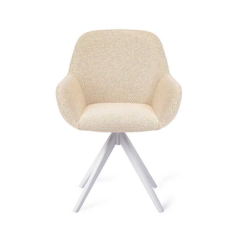 Jesper Home Kushi Trouty Tinge Dining Chair - Turn White