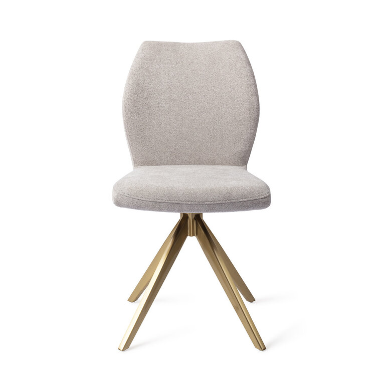 Jesper Home Ikata Pretty Plaster Dining Chair - Turn Gold