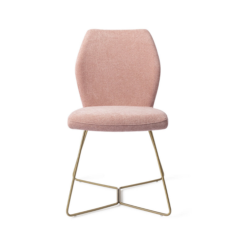 Jesper Home Ikata Anemone Dining Chair - Beehive Gold