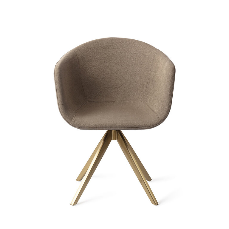 Jesper Home Yuni Mochachacha Dining Chair - Turn Gold