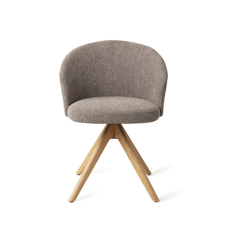 Jesper Home Niimi Saving Greige Dining Chair - Revolve Oak Natural