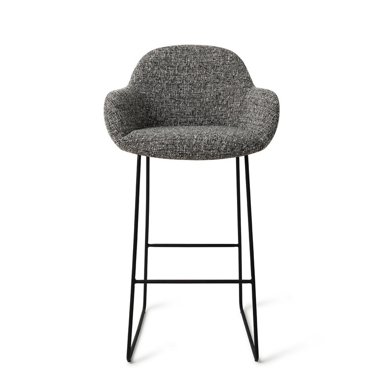 Jesper Home Kushi Skyfall Bar Chair - Slide Black (H)