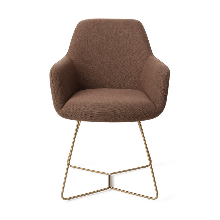 Jesper Home Hiroo Rustic Rye Dining Chair - Beehive Gold