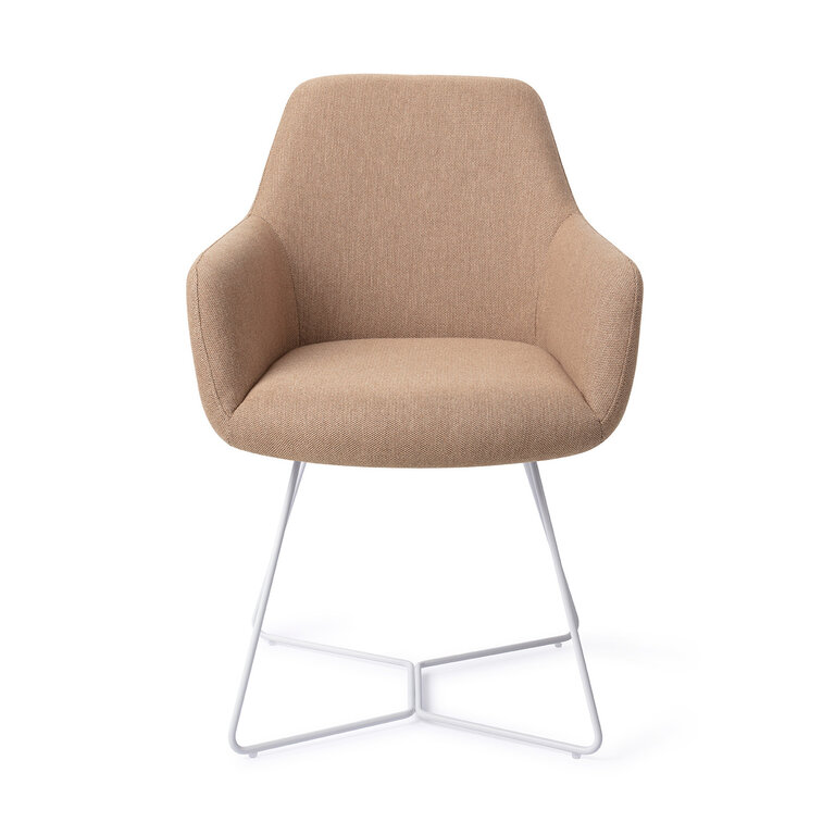 Jesper Home Hiroo Whisper Wheat Dining Chair - Beehive White