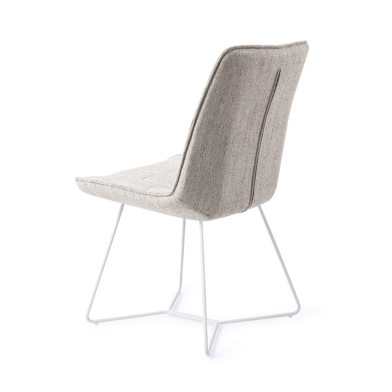 Jesper Home Ota Pigeon Dining Chair - Beehive White