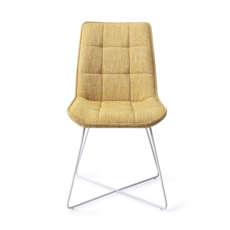 Jesper Home Ota Bumble Bee Dining Chair - Cross White