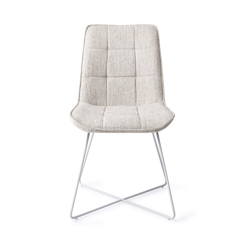 Jesper Home Ota Pigeon Dining Chair - Cross White