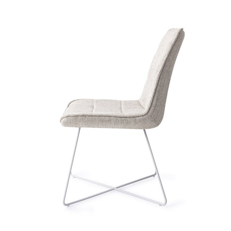 Jesper Home Ota Pigeon Dining Chair - Cross White