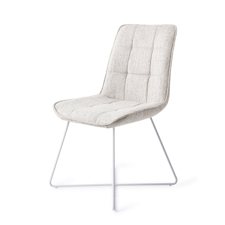 Jesper Home Ota Pigeon Dining Chair - Cross White