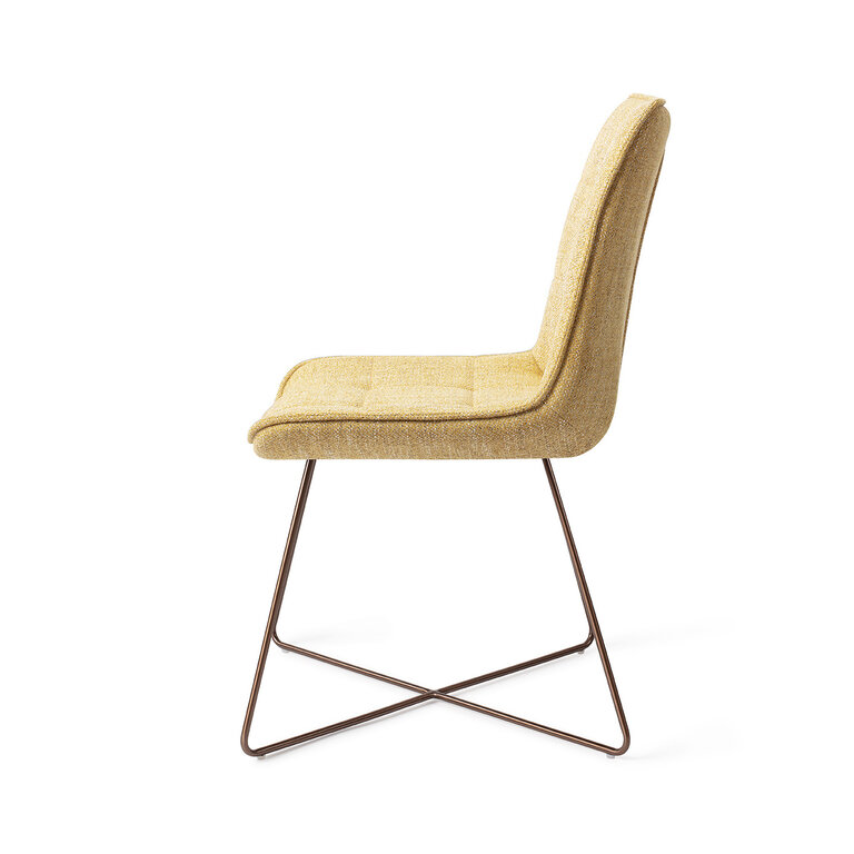 Jesper Home Ota Bumble Bee Dining Chair - Cross Rose