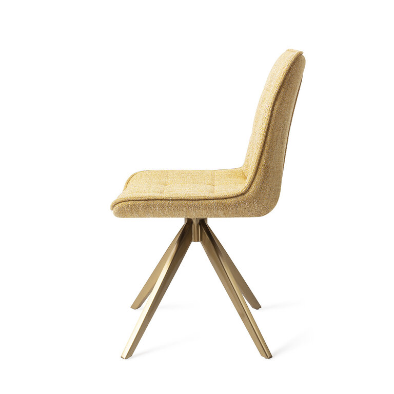 Jesper Home Ota Bumble Bee Dining Chair - Turn Gold