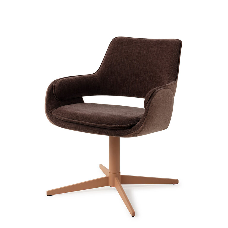 Jesper Home Oketo Chestnut Chase Accent Chair