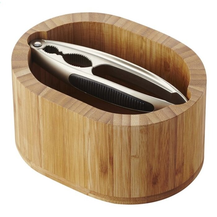 LIV NOTENKRAKERSET BAMBOE OVAAL