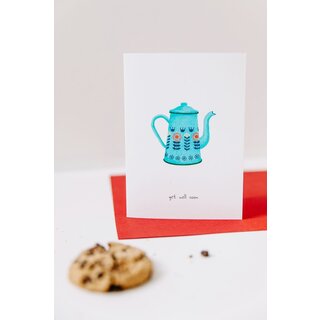 PINK MISC RETRO TEA POT