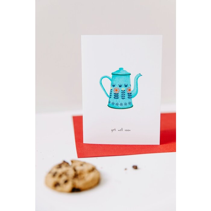 PINK MISC RETRO TEA POT