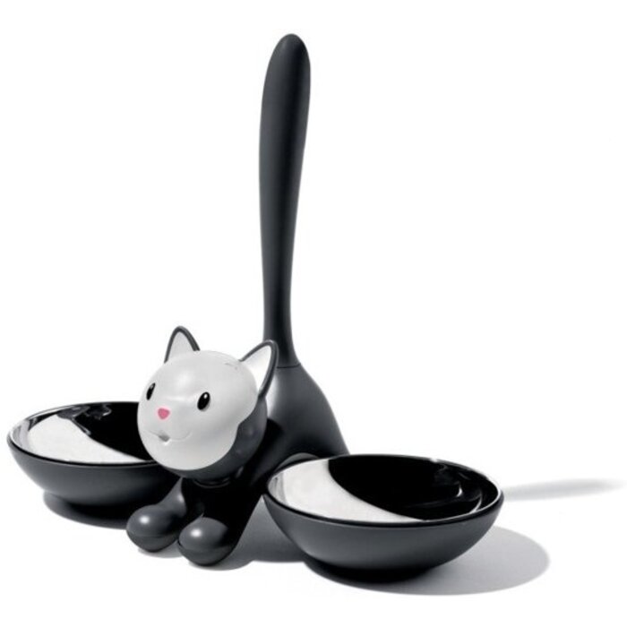 ALESSI ALESSI TIGRITO KATTENEETBAK ZWART