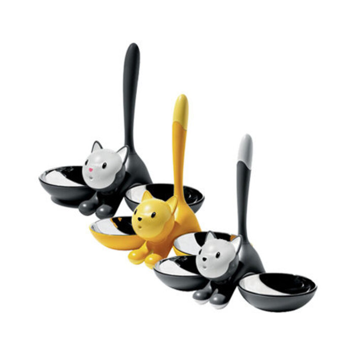 ALESSI ALESSI TIGRITO KATTENEETBAK ZWART