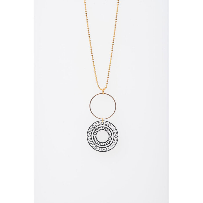 MON ONCLE MON ONCLE GEO KETTING BLACK MESH