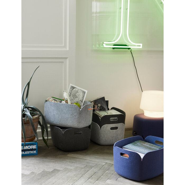 MUUTO RESTORE BASKET GREY MELANGE