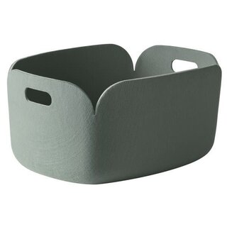 MUUTO RESTORE BASKET DUSTY GREEN