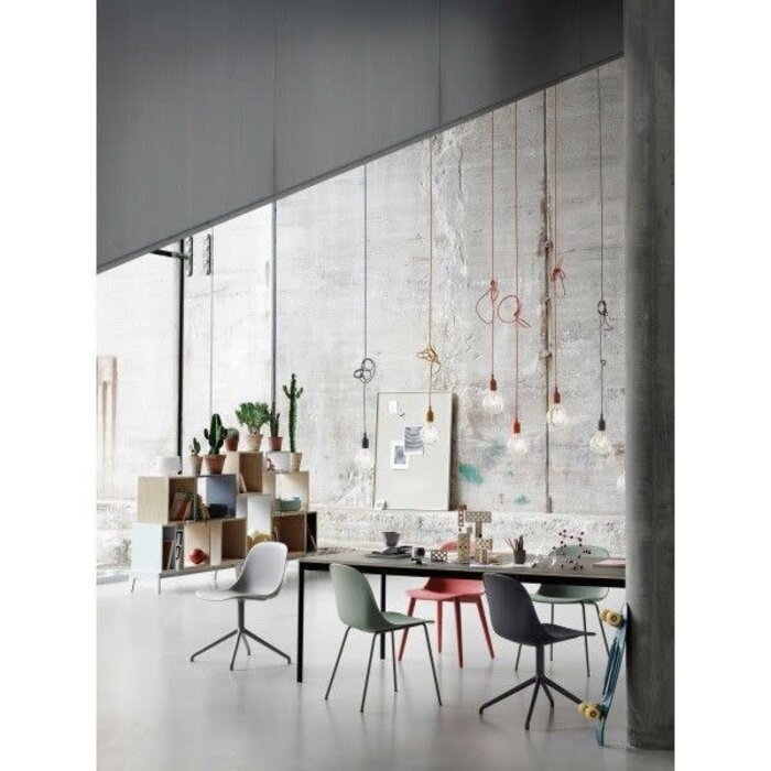 MUUTO E27 HANGLAMP ROOD LED