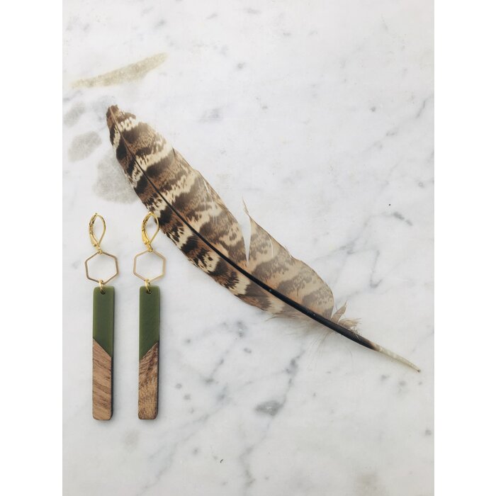 MON ONCLE MON ONCLE WOOD OORRING GREEN