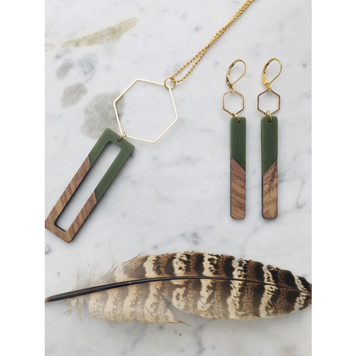 MON ONCLE MON ONCLE WOOD KETTING GREEN