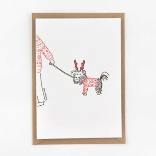 STUDIO FLASH FLASH XMAS UGLY XMAS SWEATER DOGGY STYLE