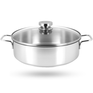 DEMEYERE DEM APOLLO LAGE KOOKPOT GLAZEN DEKSEL 24CM