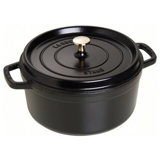 STAUB STAUB COCOTTE ROND ZWART 28CM