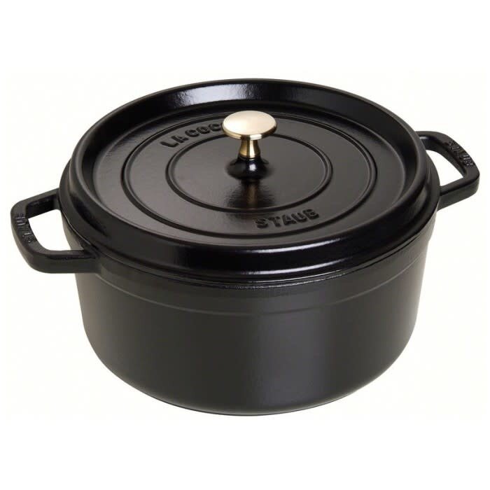 STAUB STAUB COCOTTE ROND ZWART 28CM