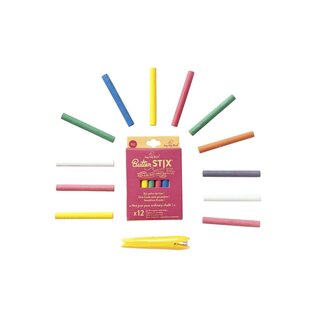 JAQ JAQ BIRD KRIJTJES BUTTERSTIX 12 KLEUR